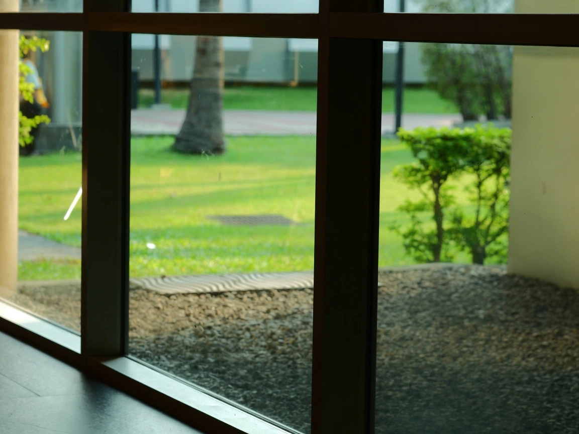 Exterior window film preventing artificial turf melt from window reflection in New Braunfels